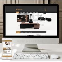 （带手机版数据同步）大气古典家具家居类展示网站织梦模板 棕色家具装饰类网站源码