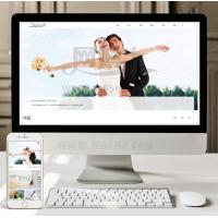 （自适应手机版）响应式婚纱照摄影类网站织梦模板 HTML5个人写真户外摄影工作室网站