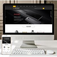 （自适应手机版）响应式灯具织梦模板 灯饰产品英文外贸网站源码下载